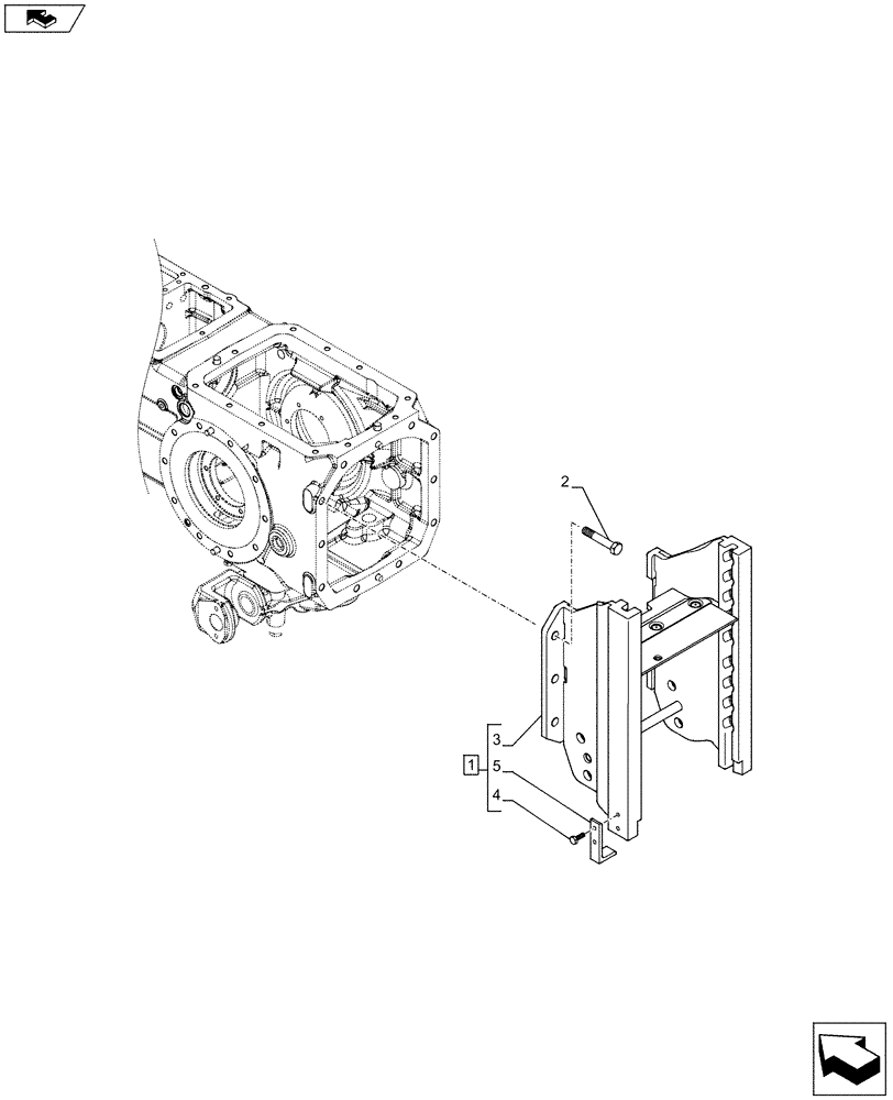 Схема запчастей Case IH FARMALL 85C - (37.106.AA[06]) - VAR - 331928 - TOWING EQUIPMENT (37) - HITCHES, DRAWBARS & IMPLEMENT COUPLINGS