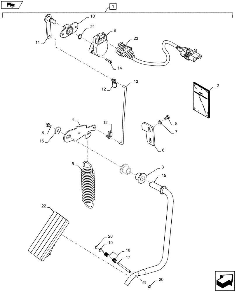 Схема запчастей Case IH STX530 - (88.090.02) - DIA KIT, DECELERATOR - 2007 (88) - ACCESSORIES