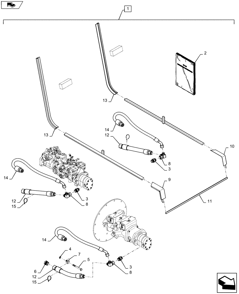 Схема запчастей Case IH 420 - (88.088.05) - DIA KIT, NOISE REDUCTION, NA (88) - ACCESSORIES