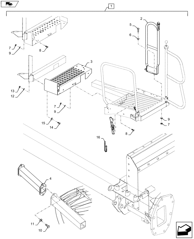 Схема запчастей Case IH AFX8010 - (88.088.01) - DIA KIT, PLATFORM EXTERNAL 250MM (88) - ACCESSORIES