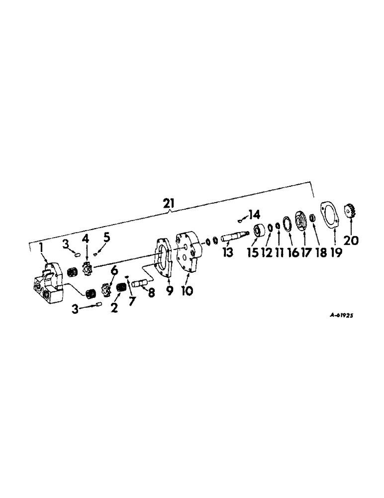 Схема запчастей Case IH 420 - (390) - HYDRAULIC PUMP (35) - HYDRAULIC SYSTEMS