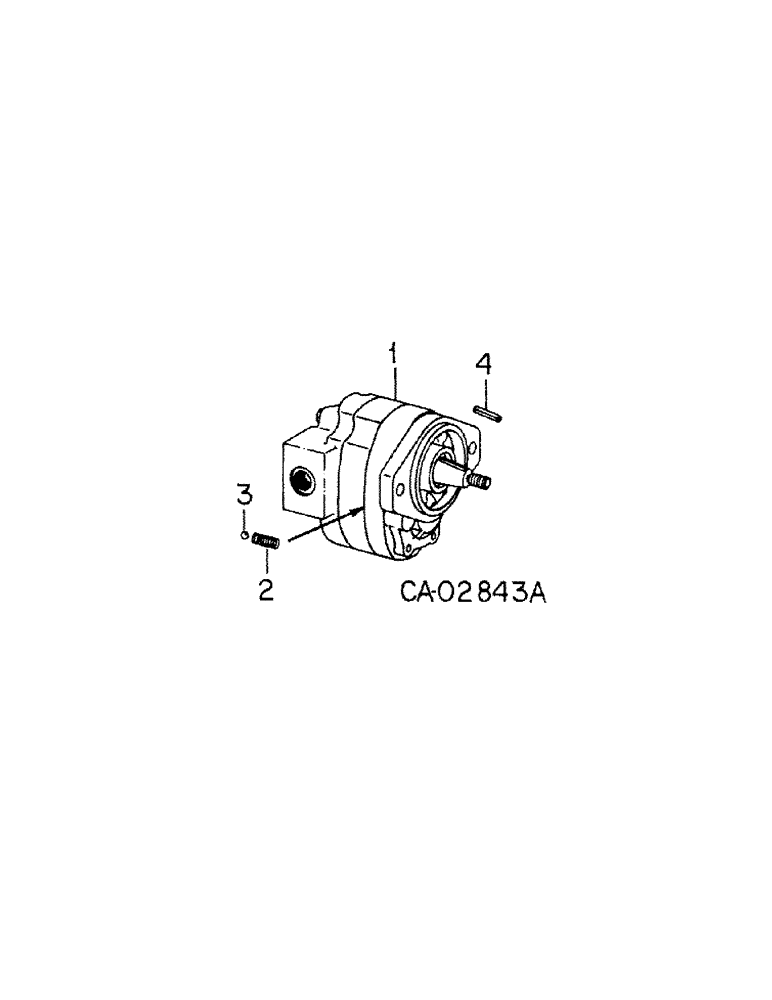 Схема запчастей Case IH 500 - (E-36) - HYDRAULIC GEAR PUMP, FOR 12 ROW NARROW 