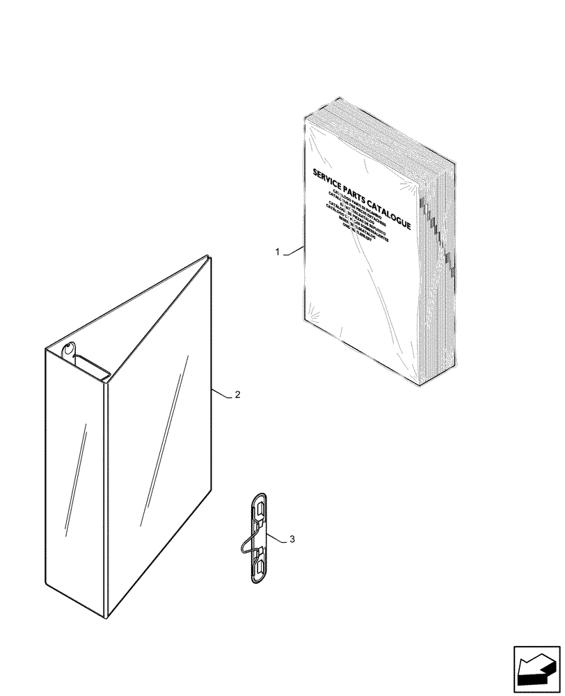 Схема запчастей Case IH LB334R - (00.100.05) - SERVICE PARTS CATALOGUE AND BINDER (00) - GENERAL & PICTORIAL INDEX