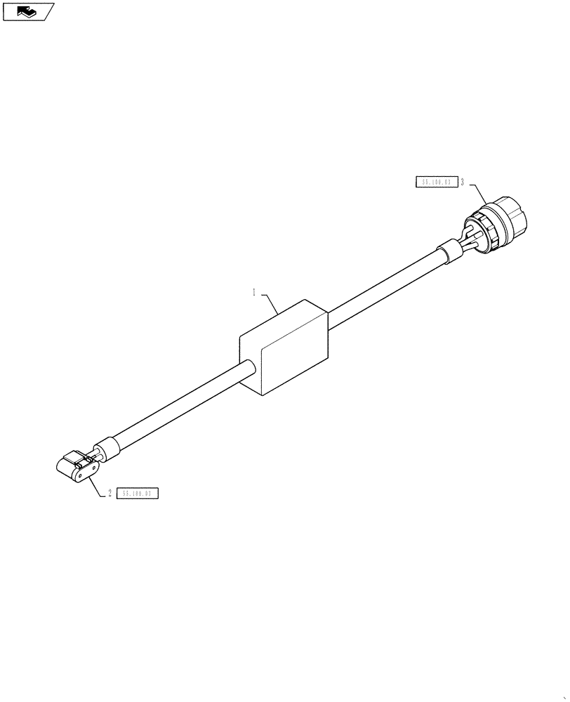 Схема запчастей Case IH 610 - (55.640.05) - BOOST MODULE (55) - ELECTRICAL SYSTEMS