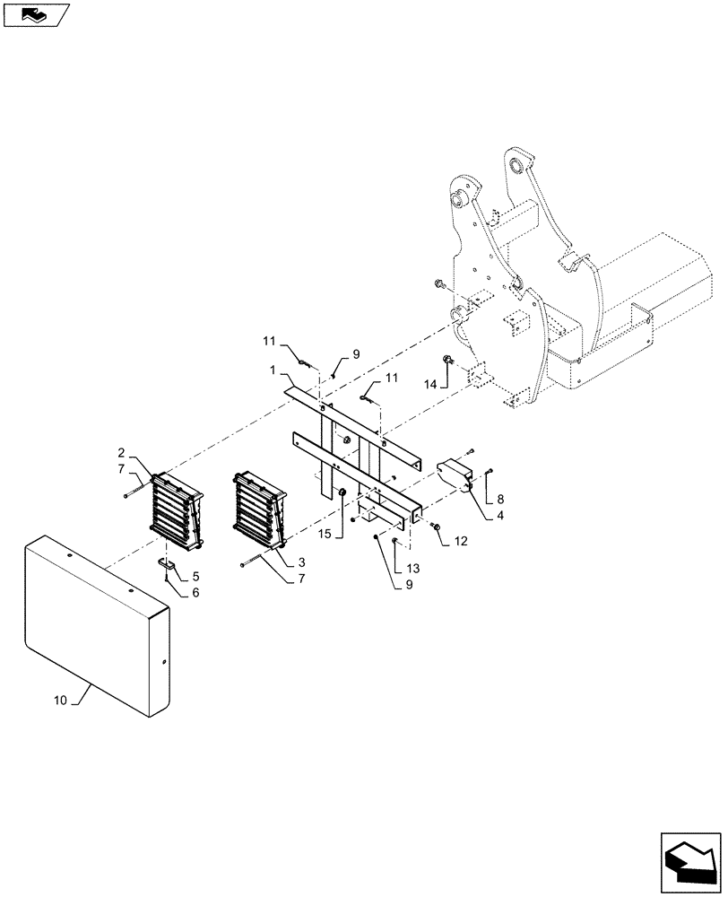 Схема запчастей Case IH 1245 - (55.640.AG[01]) - CONTROL MODULES (55) - ELECTRICAL SYSTEMS