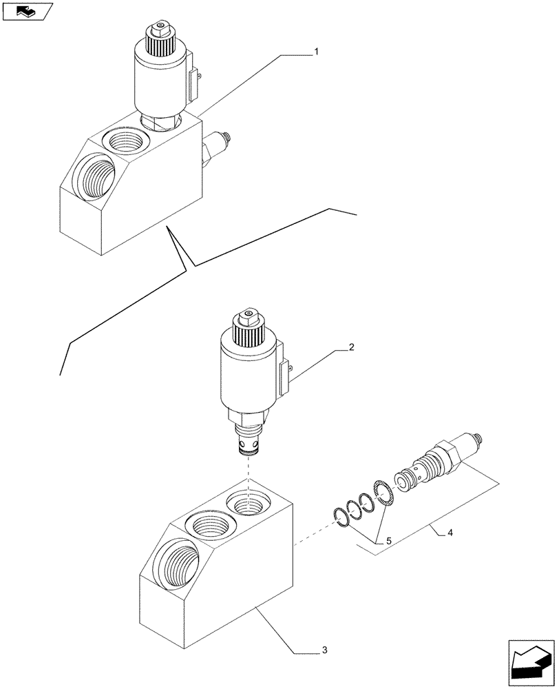 Схема запчастей Case IH A8800 - (35.310.AS[03]) - SOLENOID VALVE, ROLLER (35) - HYDRAULIC SYSTEMS