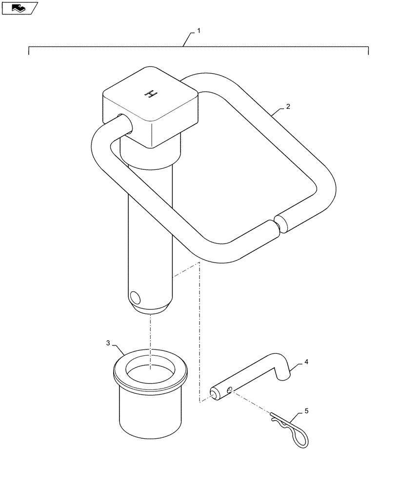 Схема запчастей Case IH STEIGER 600 - (37.100.08) - CAT 5 TO CAT 4 DRAWPIN KIT - ASN ZCF133049 (37) - HITCHES, DRAWBARS & IMPLEMENT COUPLINGS