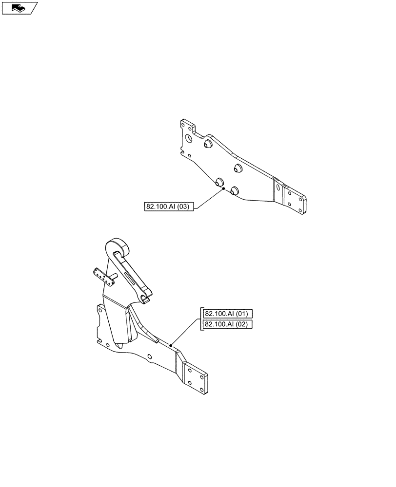 Схема запчастей Case IH MAXXUM 110 - (00.000.82) - PICTORIAL INDEX - FRONT LOADER AND BUCKET (00) - GENERAL & PICTORIAL INDEX