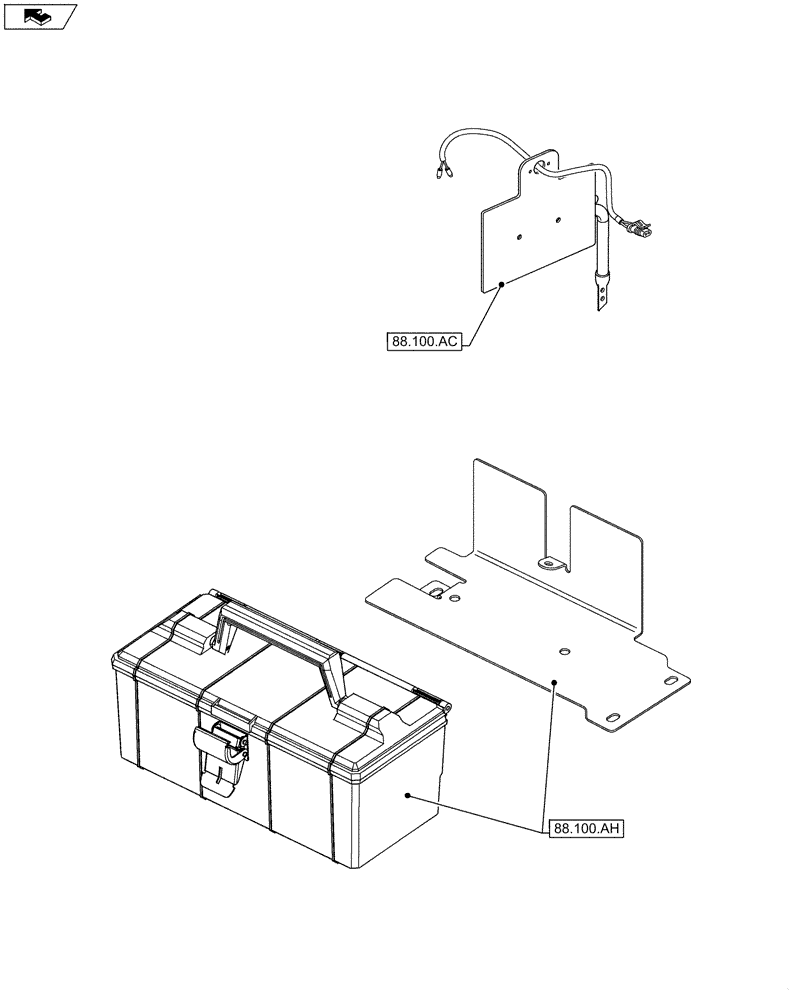 Схема запчастей Case IH MAXXUM 110 - (00.000.88) - PICTORIAL INDEX - ACCESSORIES (00) - GENERAL & PICTORIAL INDEX