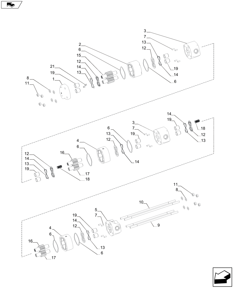 Схема запчастей Case IH A8800 - (35.102.AG[02]) - FLOW DIVIDER (35) - HYDRAULIC SYSTEMS