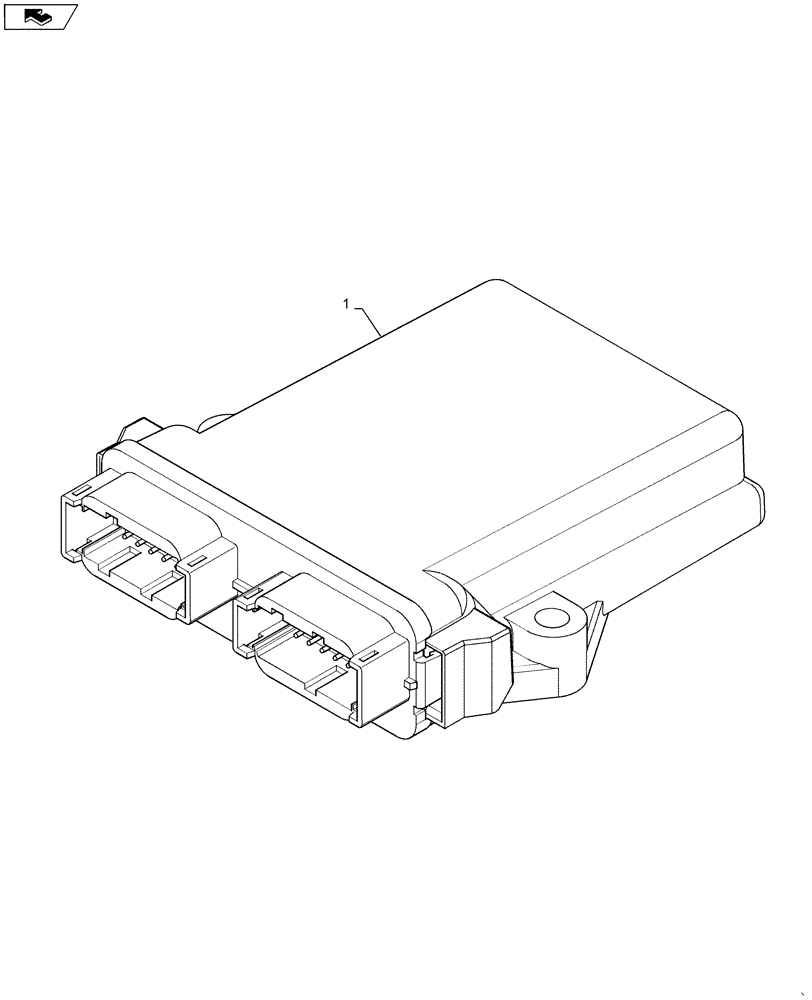 Схема запчастей Case IH 1245 - (55.516.AD[02]) - SEED SENSOR MODULE (55) - ELECTRICAL SYSTEMS