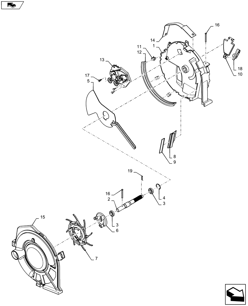 Схема запчастей Case IH 1235 - (61.904.AA[03]) - SEED METER WITH CABLE DRIVE (61) - METERING SYSTEM