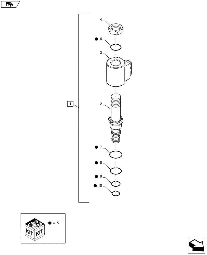 Схема запчастей Case IH STX325 - (06-43) - VALVE ASSEMBLY - PULSE WIDTH MODULATION (06) - POWER TRAIN