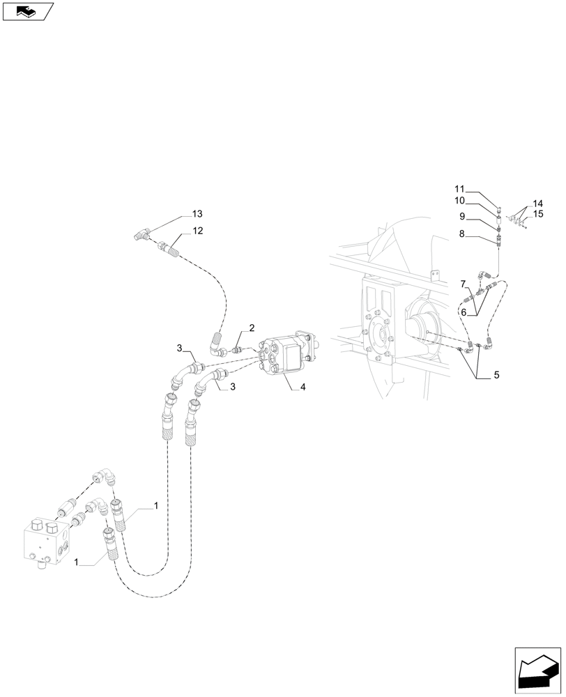 Схема запчастей Case IH A8800 - (35.000.AA[16]) - HYDRAULIC SYSTEM, FAN, DRIVE (35) - HYDRAULIC SYSTEMS