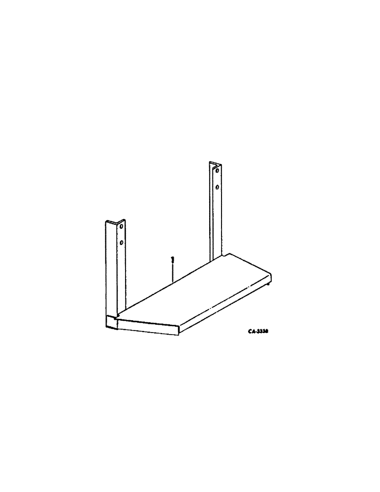 Схема запчастей Case IH 500 - (B-61) - REAR STEP ATTACHMENT, FOR USE W/GRANULAR CHEMICAL EQUIPMENT, 12 & 16 ROW 