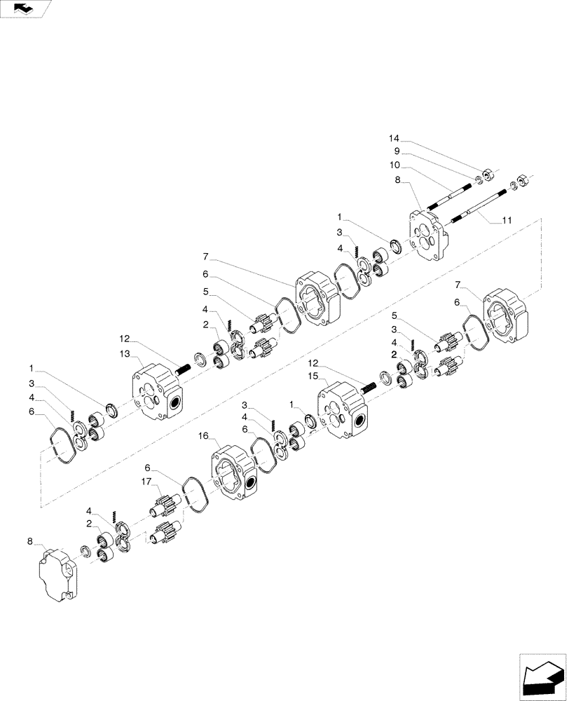 Схема запчастей Case IH A8800 - (35.102.AG[01]) - FLOW DIVIDER (35) - HYDRAULIC SYSTEMS