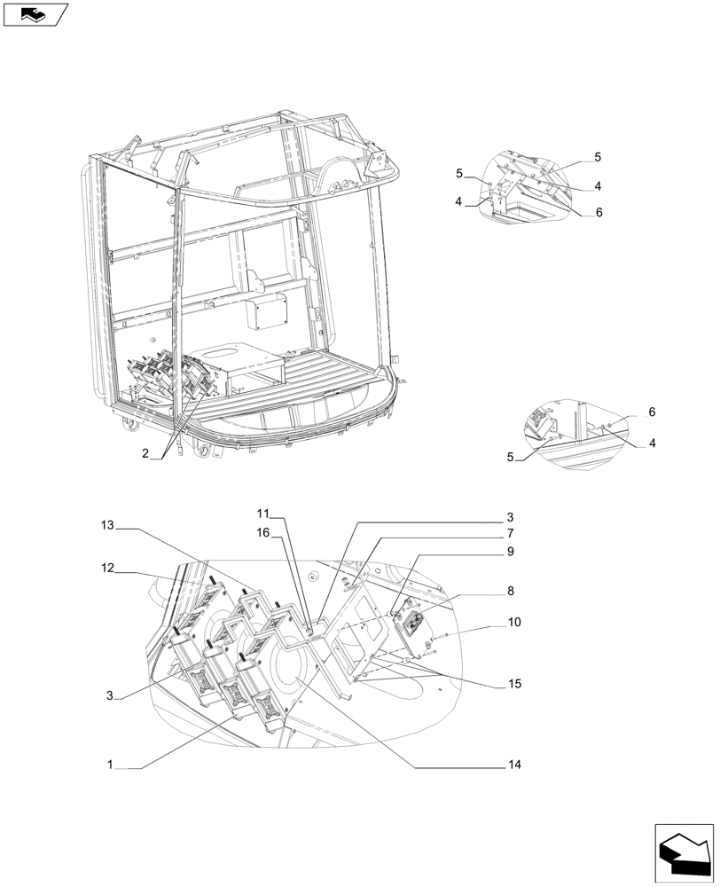 Схема запчастей Case IH A8800 - (55.512.BP) - ELECTRONIC CONTROL UNIT (55) - ELECTRICAL SYSTEMS