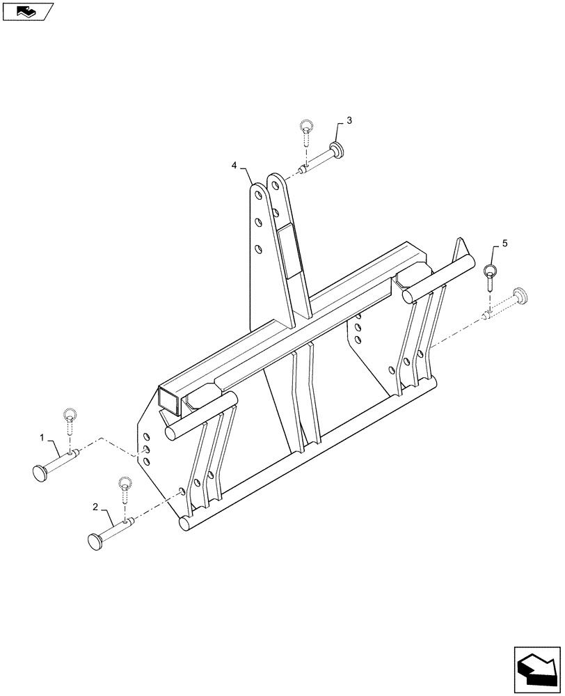 Схема запчастей Case IH L735 - (37.110.AC[09]) - VAR - 717507006 - 3 POINT LINKAGE (37) - HITCHES, DRAWBARS & IMPLEMENT COUPLINGS