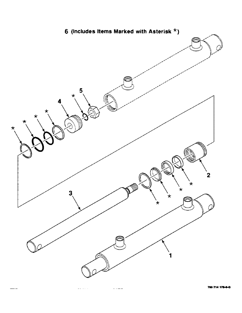 Схема запчастей Case IH 8830 - (8-14) - HYD. CYL. ASSEMBLY, REEL, MASTER, 700714178 HYD. CYL. ASSEMBLY COMPLETE, 1-1/2" BORE X 9-3/8" STROKE (35) - HYDRAULIC SYSTEMS