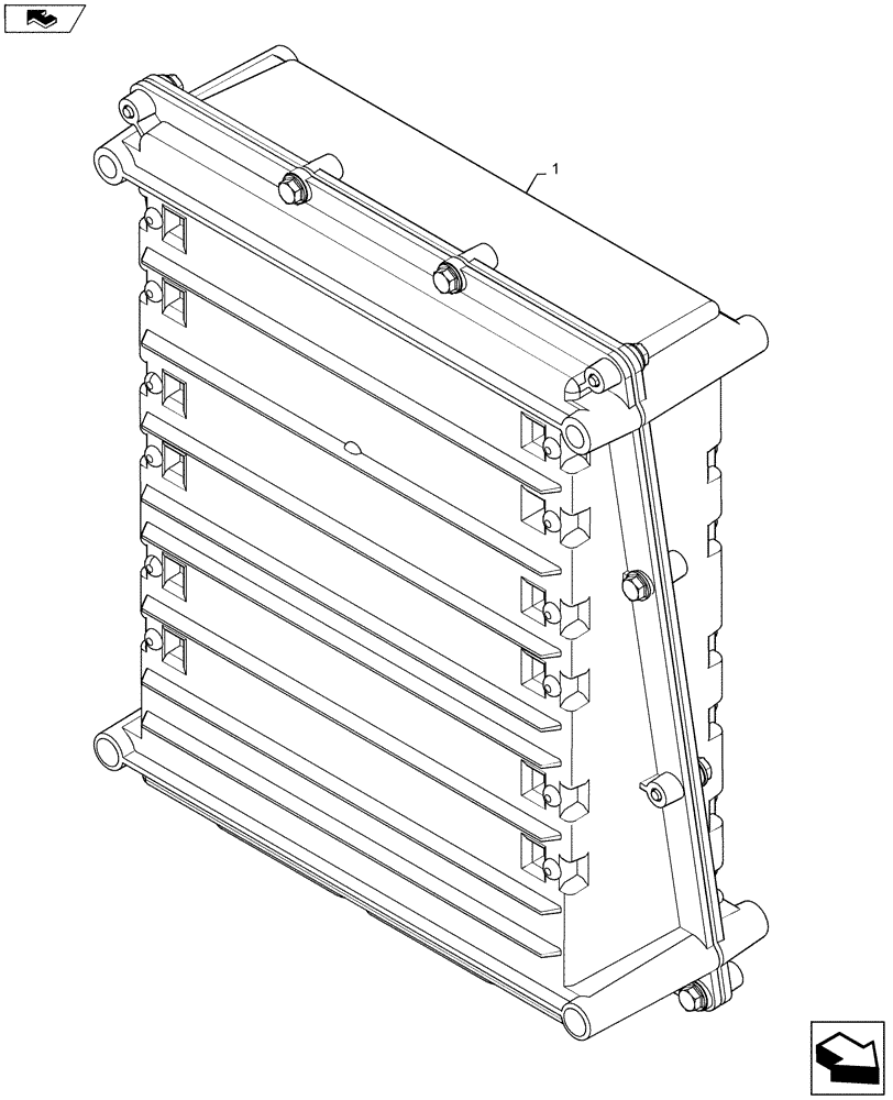 Схема запчастей Case IH 1245 - (55.035.AH[01]) - RATE DUAL CAM MODULE (55) - ELECTRICAL SYSTEMS