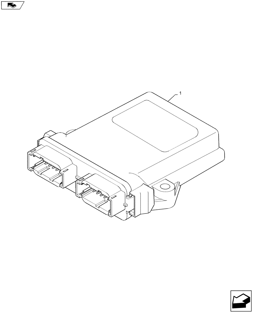 Схема запчастей Case IH 1235 - (55.516.AI[11]) - SEED SENSOR MODULE ACU-STAT (55) - ELECTRICAL SYSTEMS