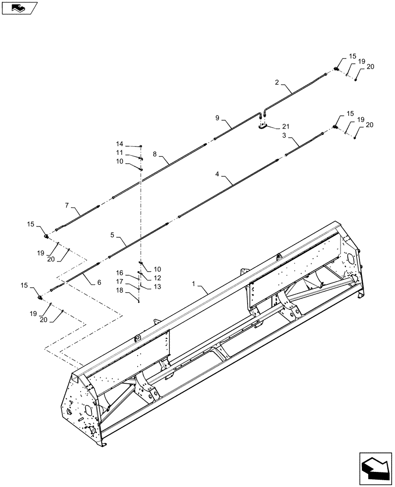 Схема запчастей Case IH 4408-30 - (88.035.01) - DIA, KIT, HYDRUALIC AUGER DRIVE (88) - ACCESSORIES