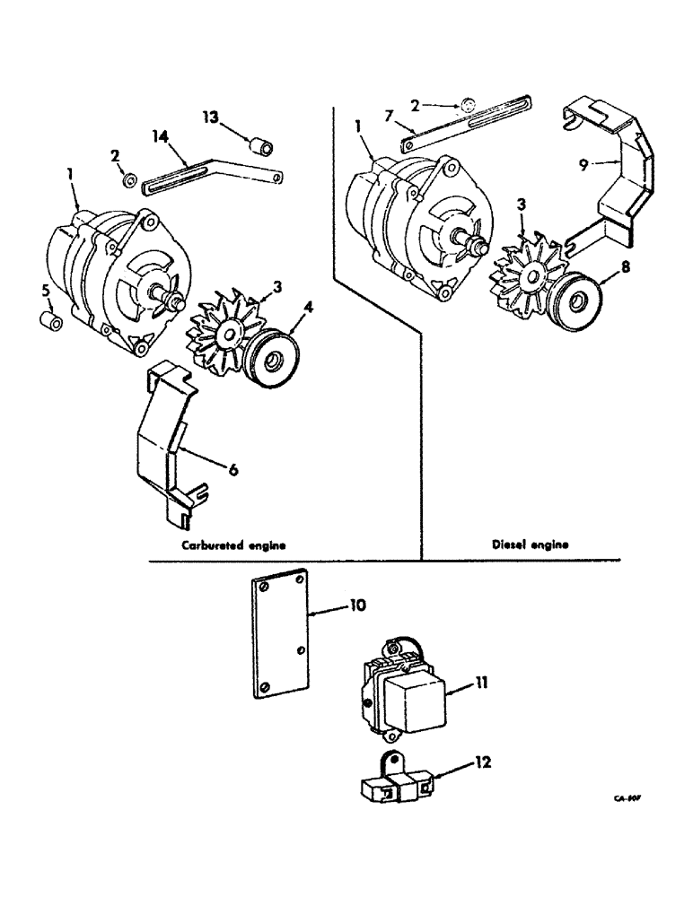 Схема запчастей Case IH 2826 - (08-02) - ELECTRICAL, ALTERNATOR GENERATOR AND CONNECTIONS (06) - ELECTRICAL