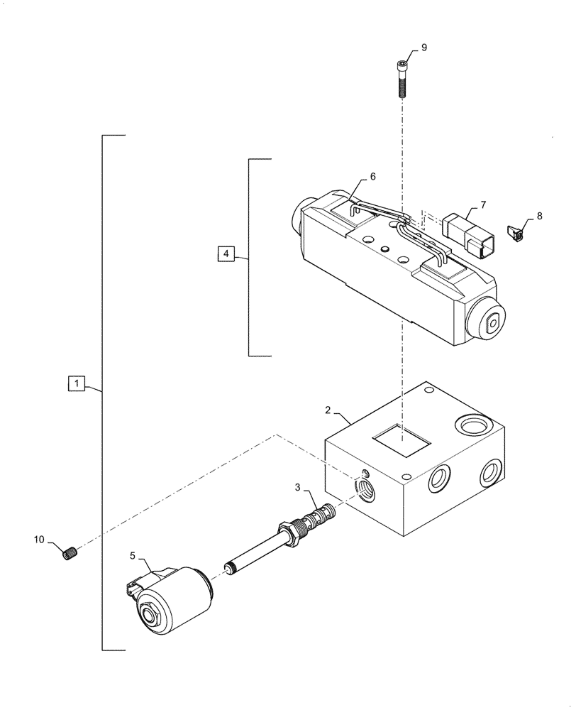 Схема запчастей Case IH PATRIOT 3240 - (41.432.AE[02]) - AUTO GUIDANCE VALVE (41) - STEERING