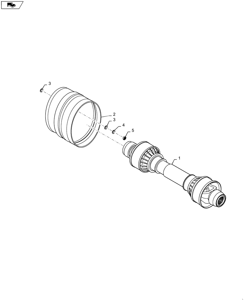 Схема запчастей Case IH 4206-30 - (58.100.AG[04]) - PTO, DRIVE LINE, ASSY (58) - ATTACHMENTS/HEADERS