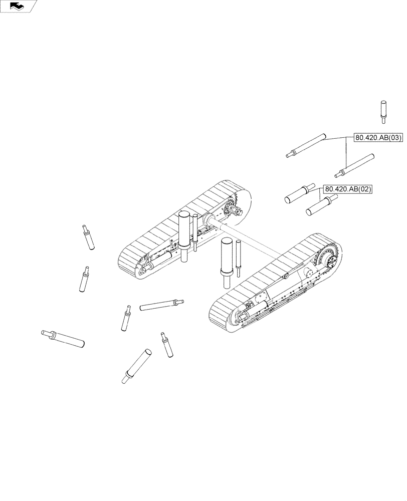 Схема запчастей Case IH A8800 - (80.000.00[02]) - PICTORIAL INDEX - GRAIN/GRAPE STORAGE (80) - CROP STORAGE/UNLOADING