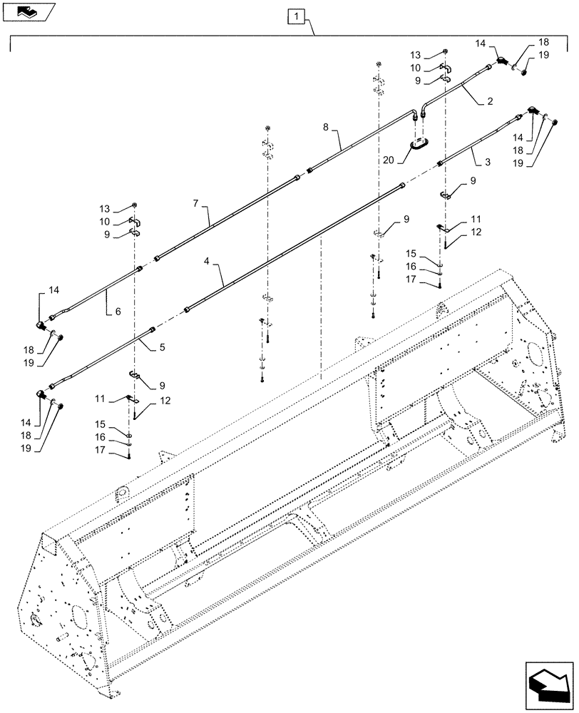 Схема запчастей Case IH 4206-30 - (88.035.01) - DIA, KIT, HYDRAULIC AUGER DRIVE (88) - ACCESSORIES