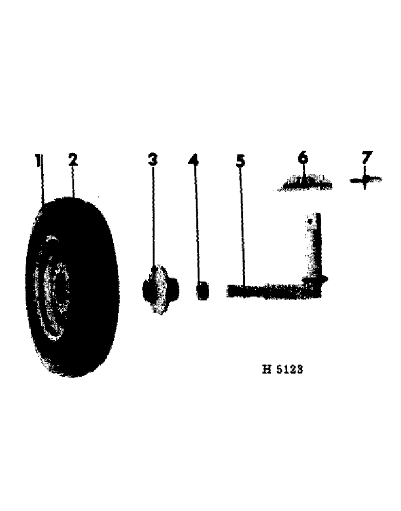 Схема запчастей Case IH 110 - (01-10) - LAND WHEEL 