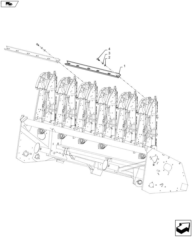 Схема запчастей Case IH 4406-38 - (88.089.01) - DIA, KIT, FIXATION (88) - ACCESSORIES