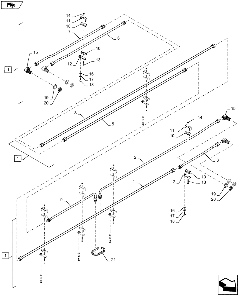 Схема запчастей Case IH 4408-36 - (88.035.01) - DIA, KIT, HYDRAULIC AUGER DRIVE (88) - ACCESSORIES