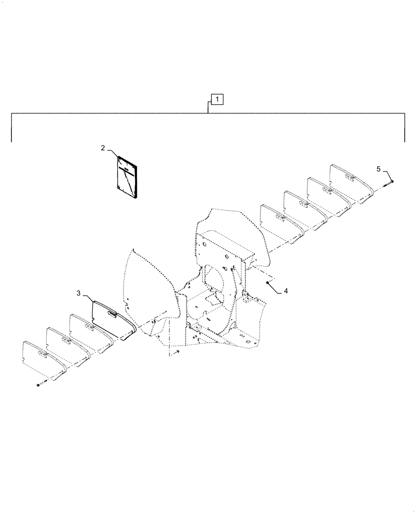 Схема запчастей Case IH TR310 - (88.100.39[03]) - DIA KIT, COUNTERWEIGHT MF (88) - ACCESSORIES