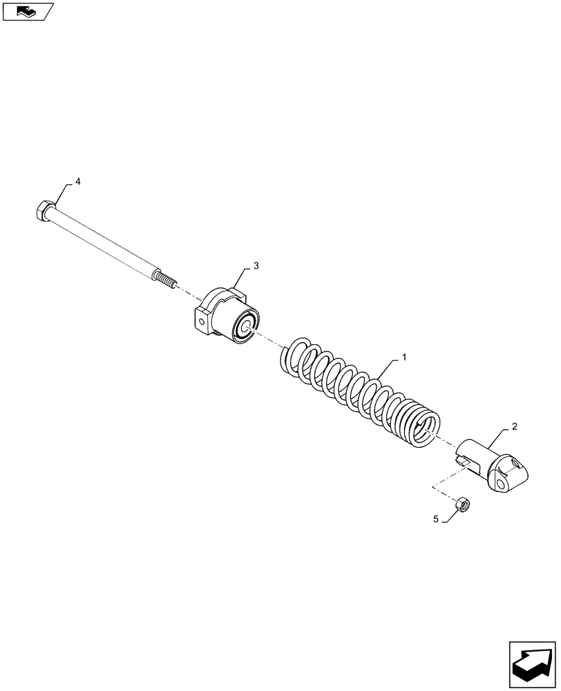 Схема запчастей Case IH 500 - (75.200.AA[06]) - TRUNNION SPRING (75) - SOIL PREPARATION