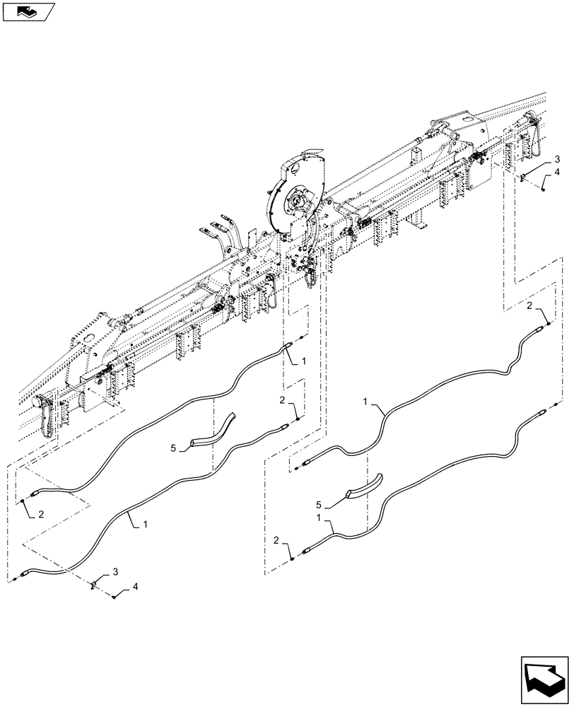 Схема запчастей Case IH 1235 - (35.745.AA[04]) - HYDRAULIC SEED DRIVE FOR 12 ROW 30" (35) - HYDRAULIC SYSTEMS