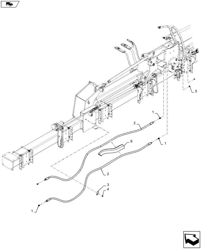 Схема запчастей Case IH 1235 - (35.745.AA[03]) - HYDRAULIC SEED DRIVE FOR 8 ROW 38",40" (35) - HYDRAULIC SYSTEMS