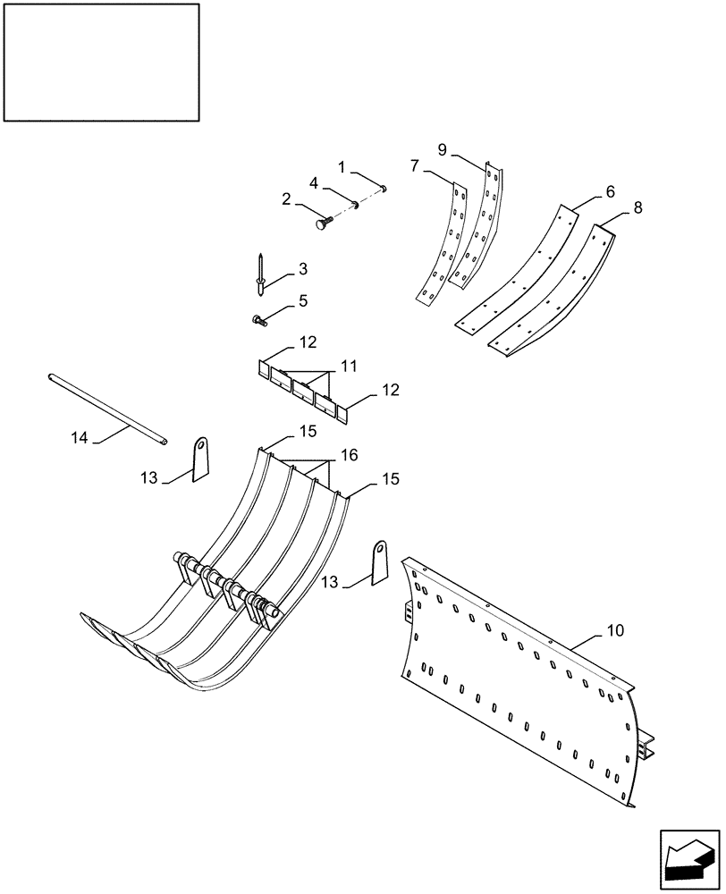 Схема запчастей Case IH LB333S - (18.84067141[01]) - DIA : FILL FLOW KIT (18) - ACCESSORIES