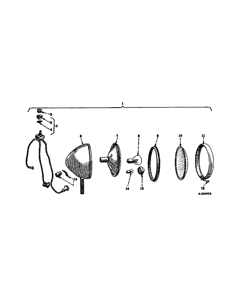 Схема запчастей Case IH INTERNATIONAL - (08-19) - ELECTRICAL, COMBINATION REAR LIGHT AND TAIL LIGHT (06) - ELECTRICAL