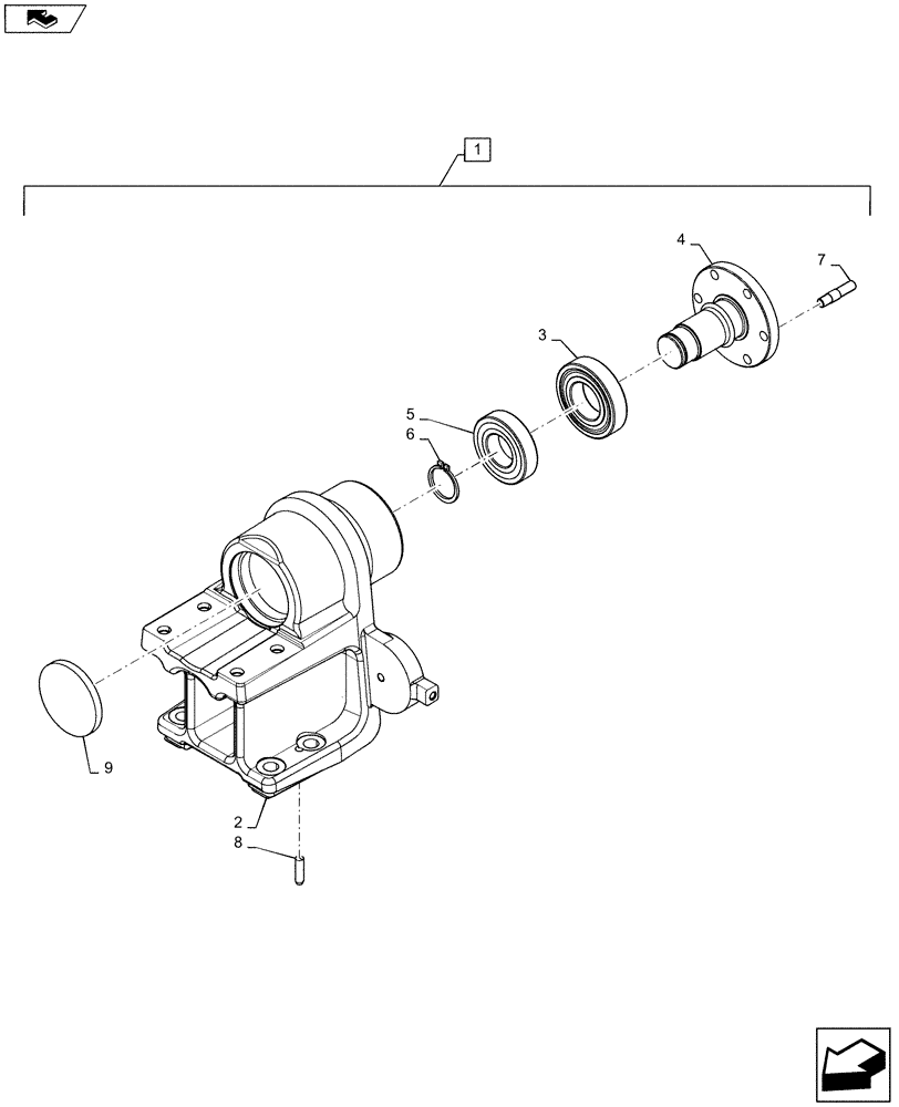 Схема запчастей Case IH MAGNUM 280 - (10.414.AC[05]) - VAR - 330813, 330847, 429283, 429355 - SUPPORT, VISCOUS FAN DRIVE, FRONT PTO READY (10) - ENGINE