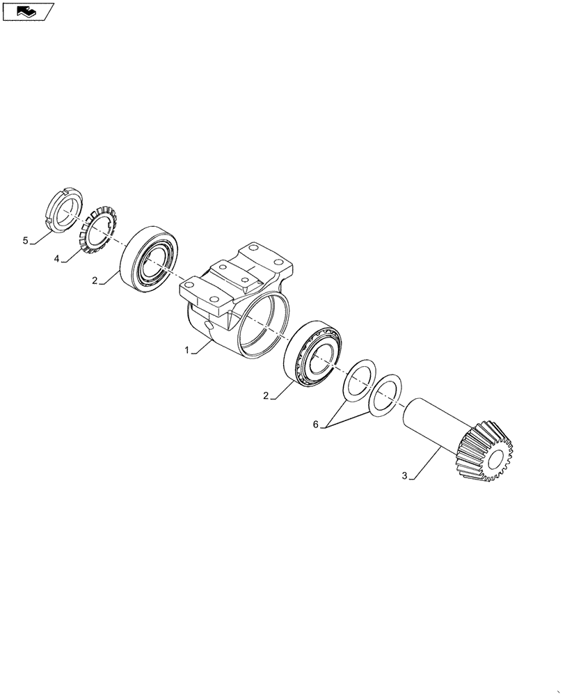 Схема запчастей Case IH 3162 - (58.110.12) - PINION, ASSY, HORIZONTAL (58) - ATTACHMENTS/HEADERS