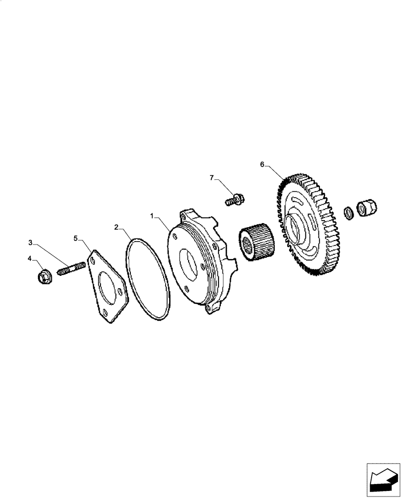 Схема запчастей Case IH F4CE0654B B601 - (10.218.AR[02]) - INJECTION PUMP (10) - ENGINE