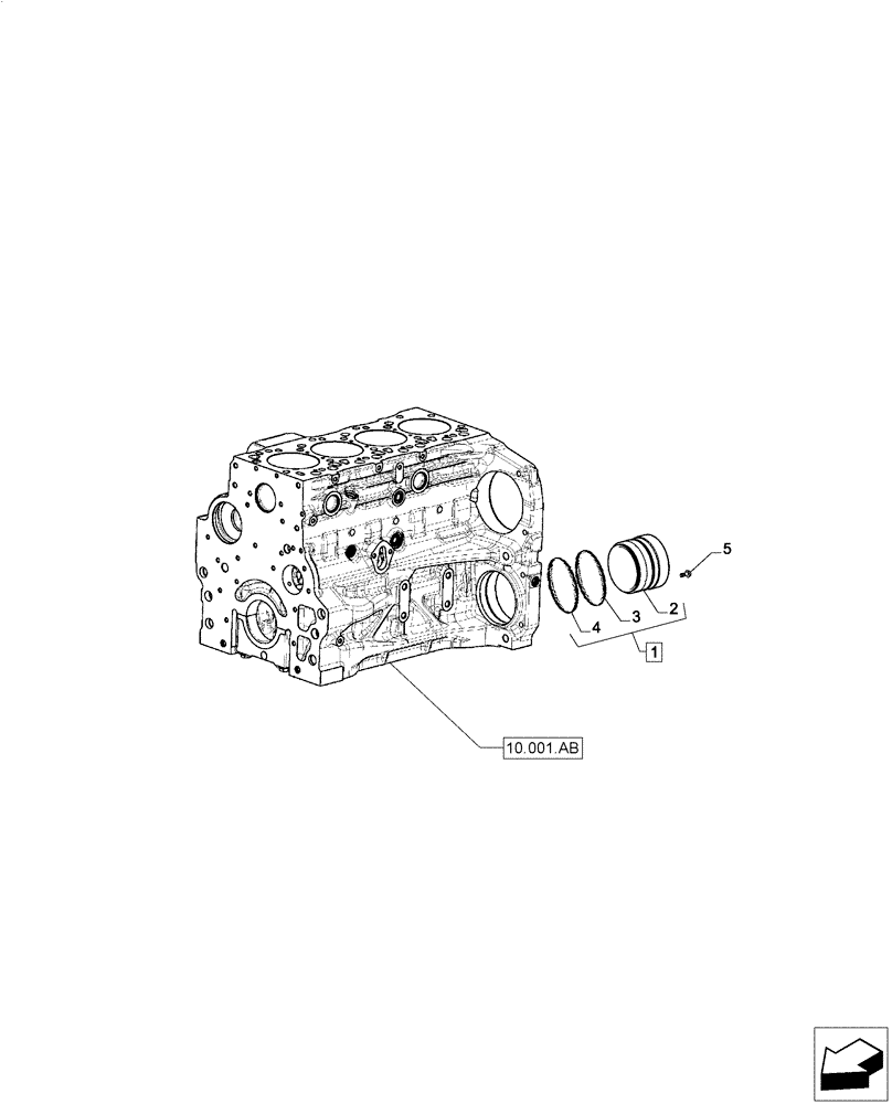 Схема запчастей Case IH F4CE0654B B601 - (10.114.AH) - AUXILIARY POWER OUTLET (10) - ENGINE