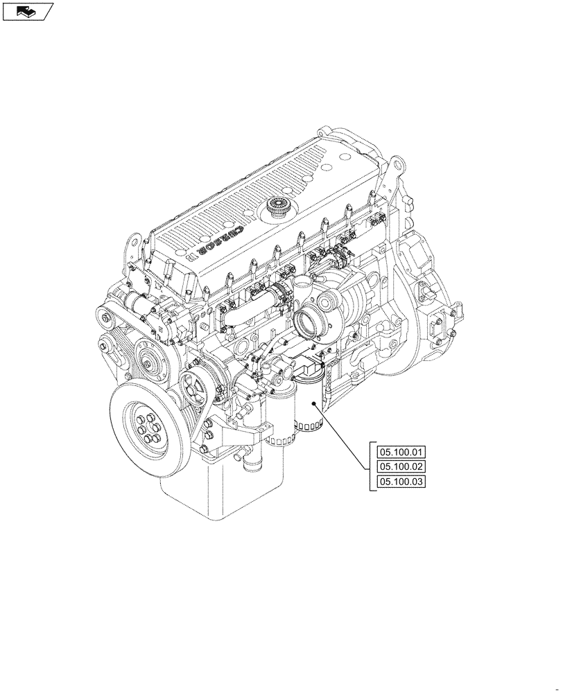 Схема запчастей Case IH F3HFE613B B001 - (00.000.05) - PICTORIAL INDEX - MACHINE COMPLATION AND EQUIPMENT (00) - GENERAL & PICTORIAL INDEX