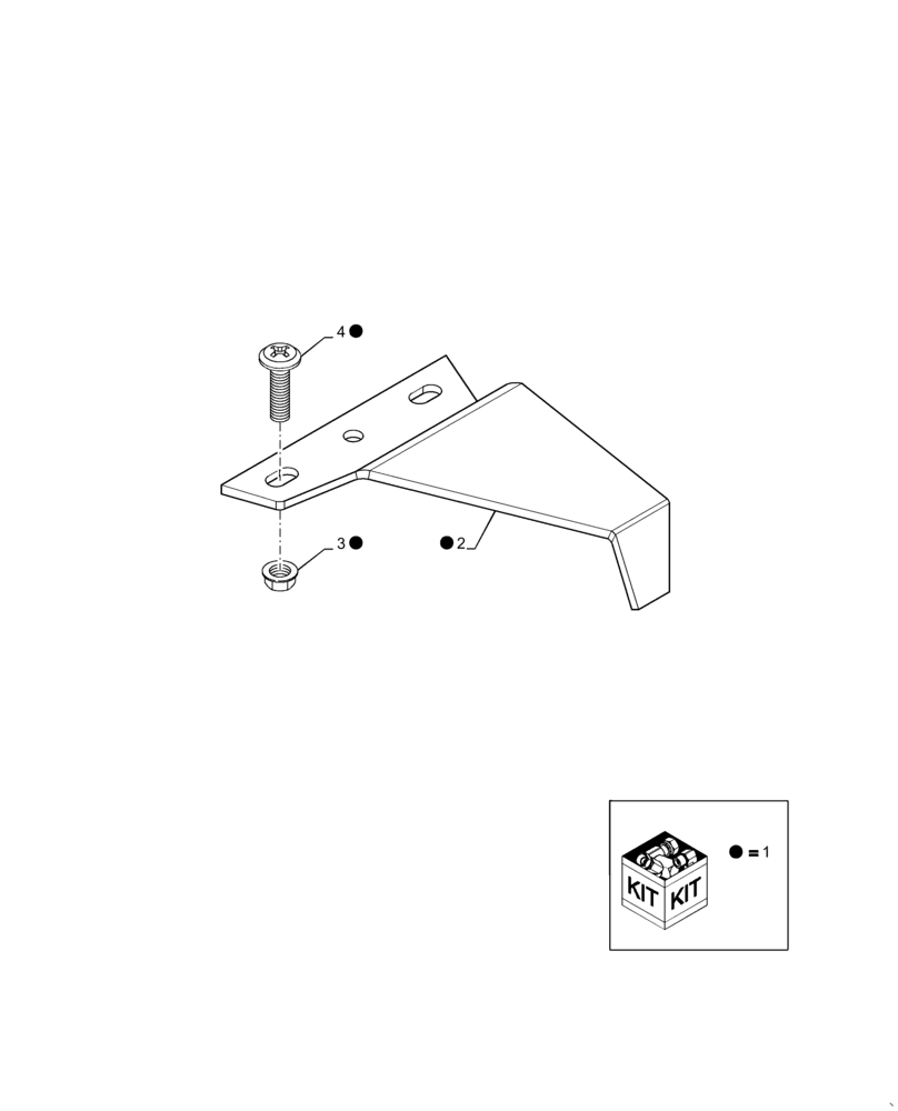 Схема запчастей Case IH 1043 - (09-53[04]) - KIT SKID PAD - CH - INNER 30 (18) - MISCELLANEOUS