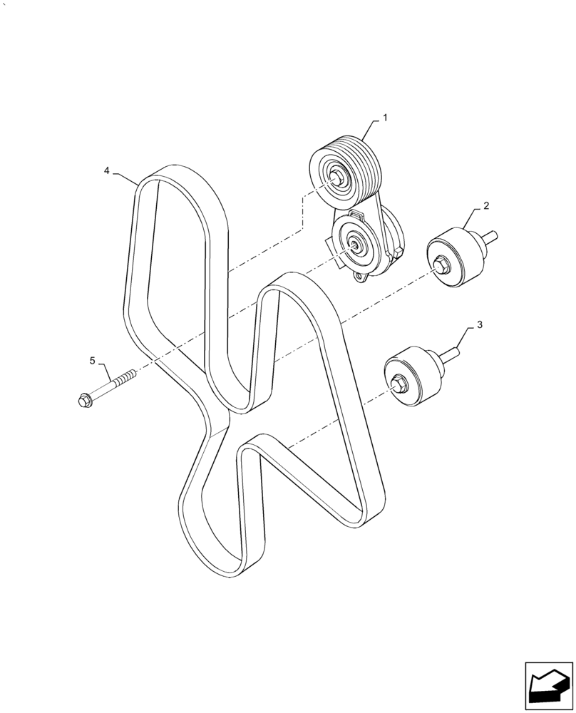 Схема запчастей Case IH PUMA2104 - (10.414.BA) - WATER PUMP DRIVE (10) - ENGINE