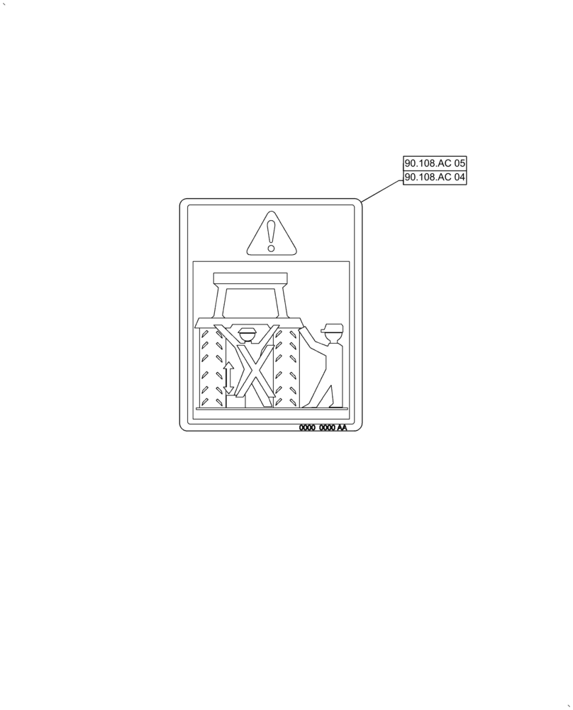 Схема запчастей Case IH PUMA2104 - (00.000.90[04]) - PICTORIAL INDEX - PLATFORM, CAB, BODYWORK AND DECALS (00) - GENERAL & PICTORIAL INDEX