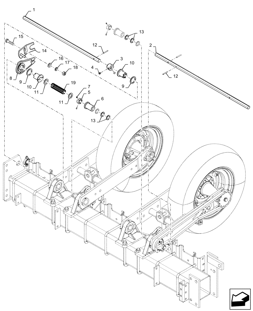 Схема запчастей Case IH 1225 EARLY RISER - (61.901.AB[05]) - MECHANICAL DRIVELINE 6 ROW (61) - METERING SYSTEM