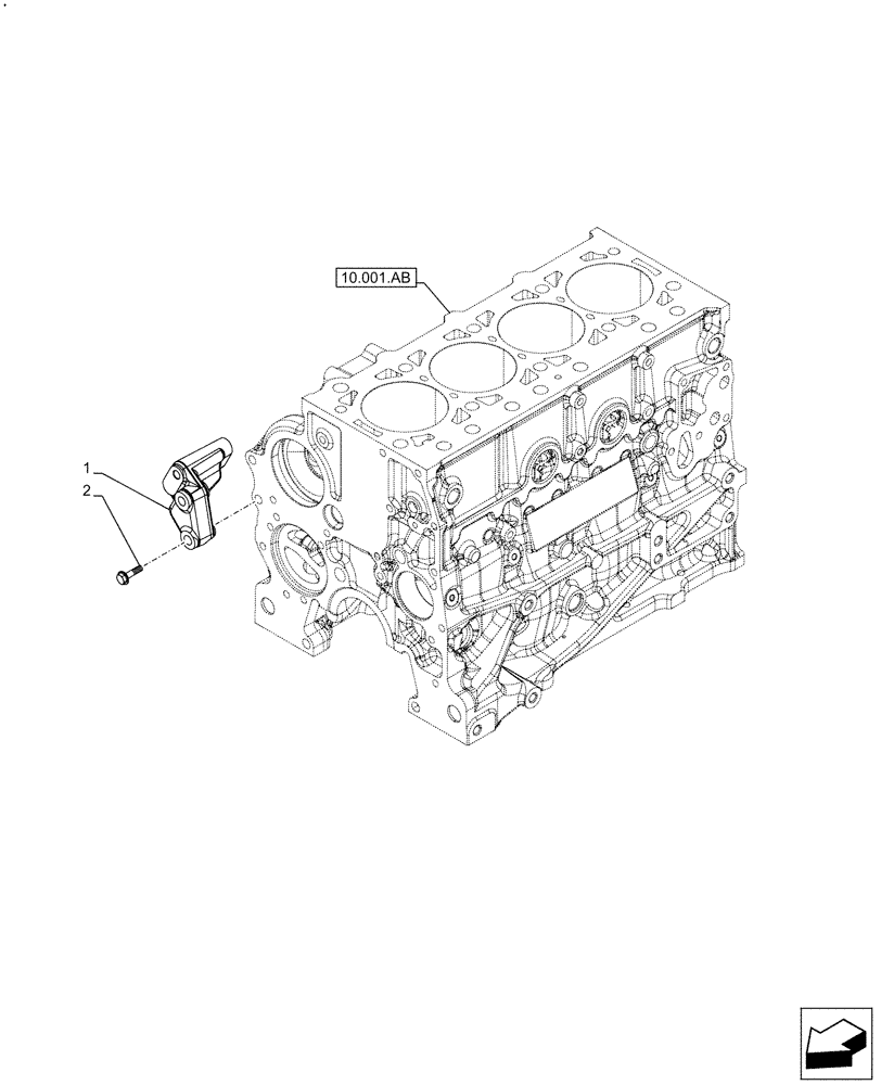 Схема запчастей Case IH F5DFL413H A017 - (55.301.AB) - ALTERNATOR (55) - ELECTRICAL SYSTEMS